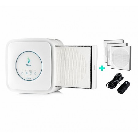 LongLifePrintKit: Etere Air Purifier + 3 HeMaCa Filter + Print Link